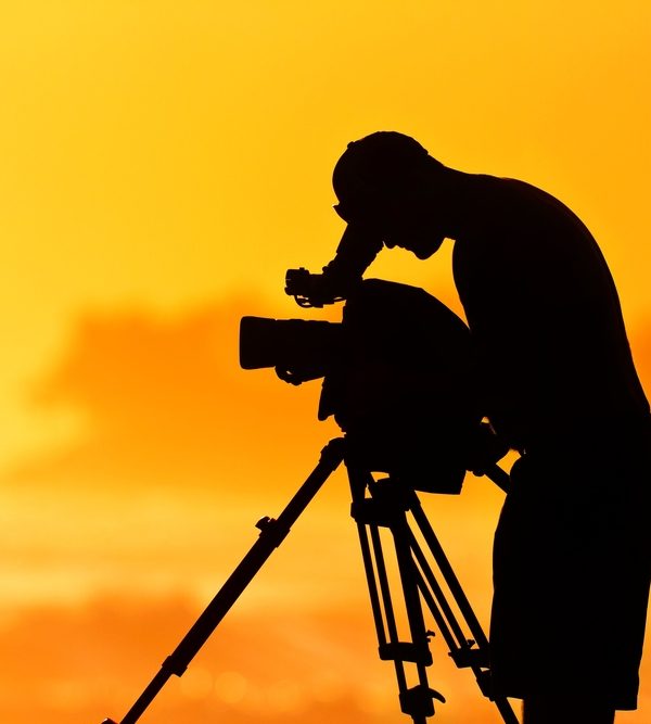 silhouette-of-videographer